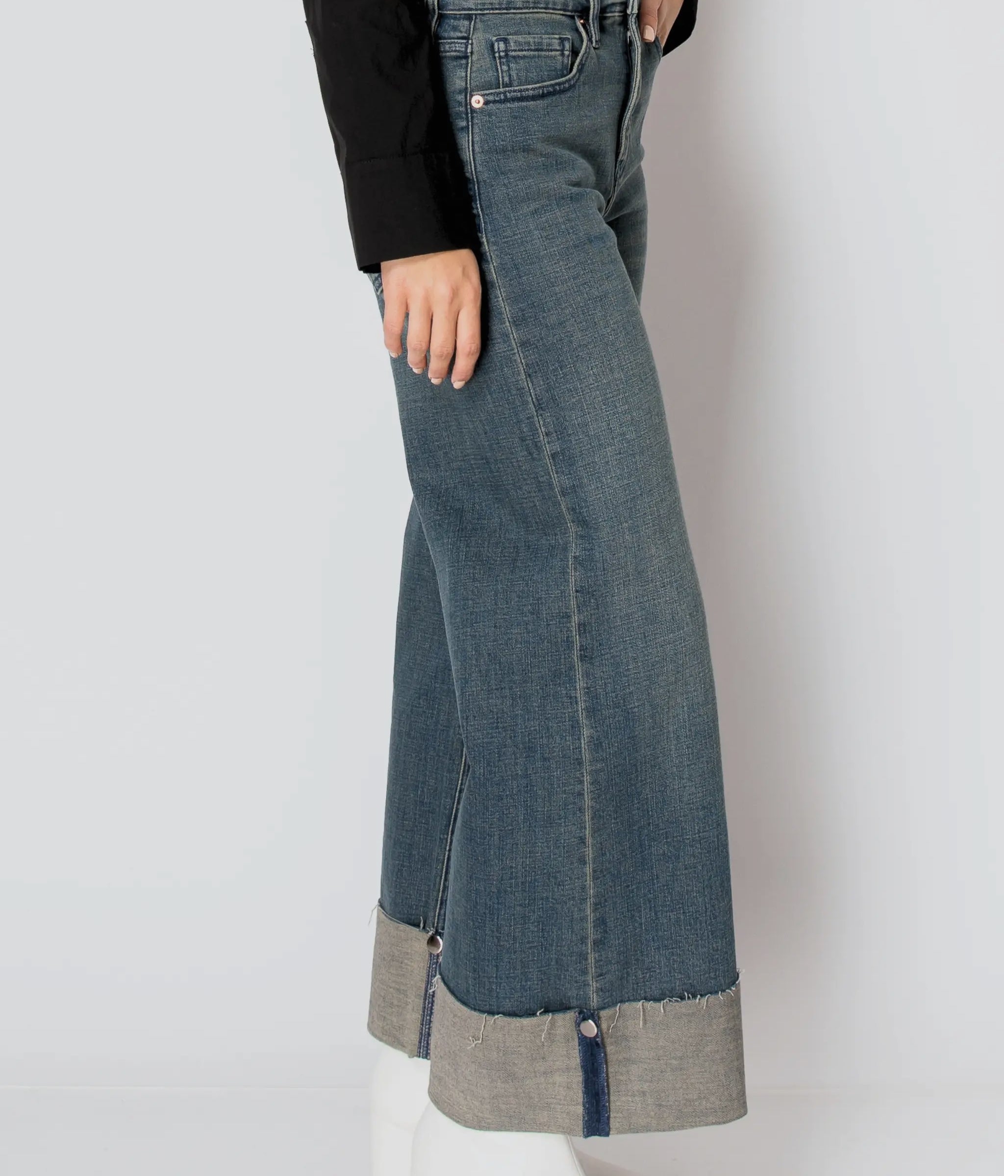 Artemis Vintage Tummy Control High Rise Wide Leg Jeans