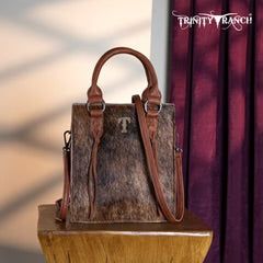Trinity Ranch Hair On Cowhide Top Handle Crossbody