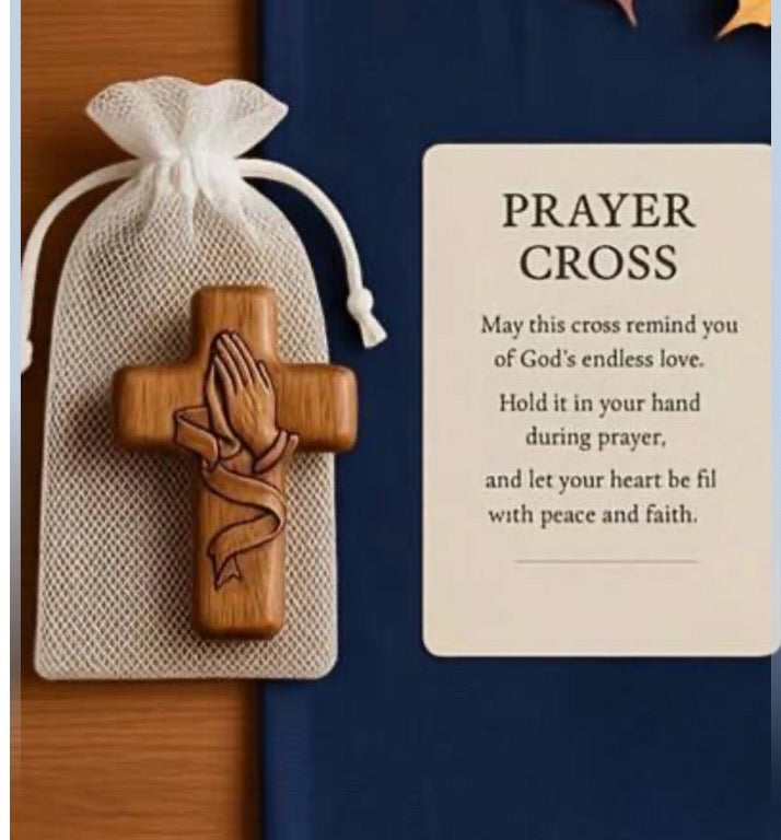 Handheld Resin Prayer Cross