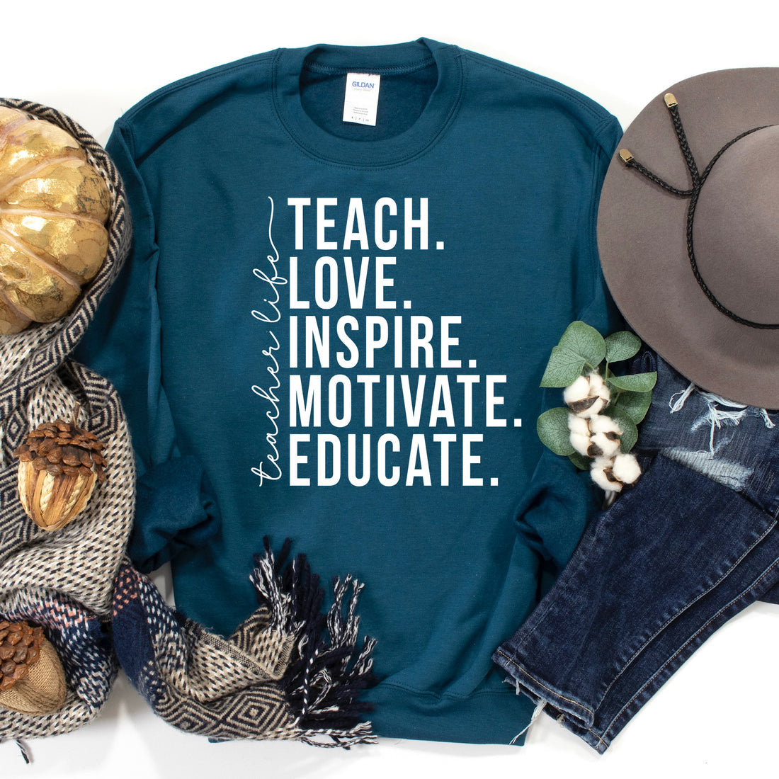 Teacher Life Graphic Sweatshirt