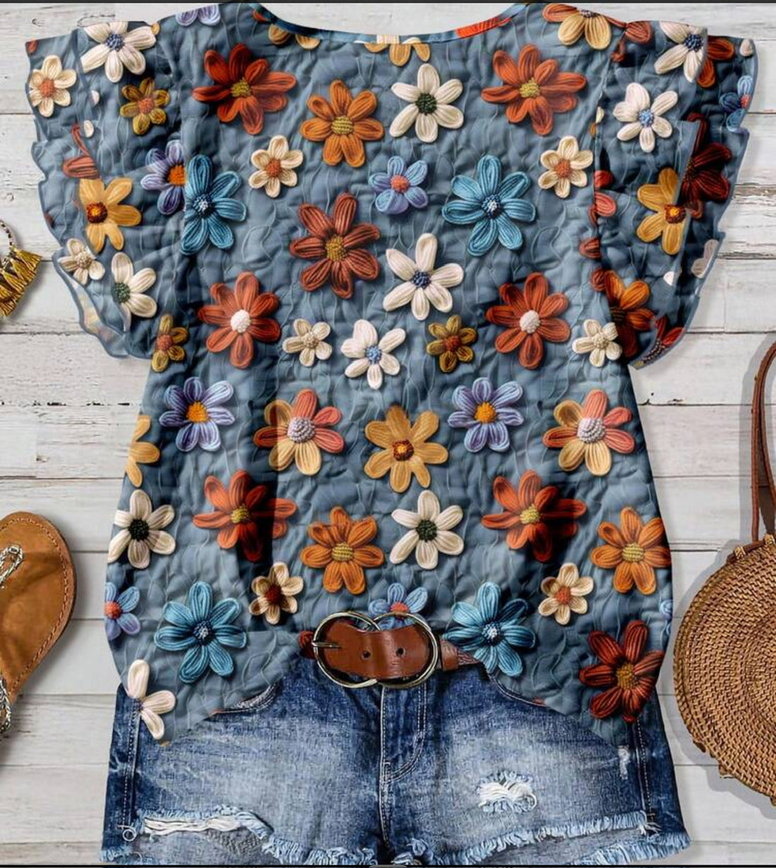 Emery Rose Daily Casual Floral Top