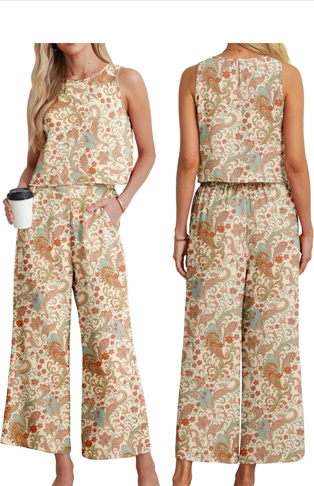 Retro Flower 2 pc. Summer Outfit