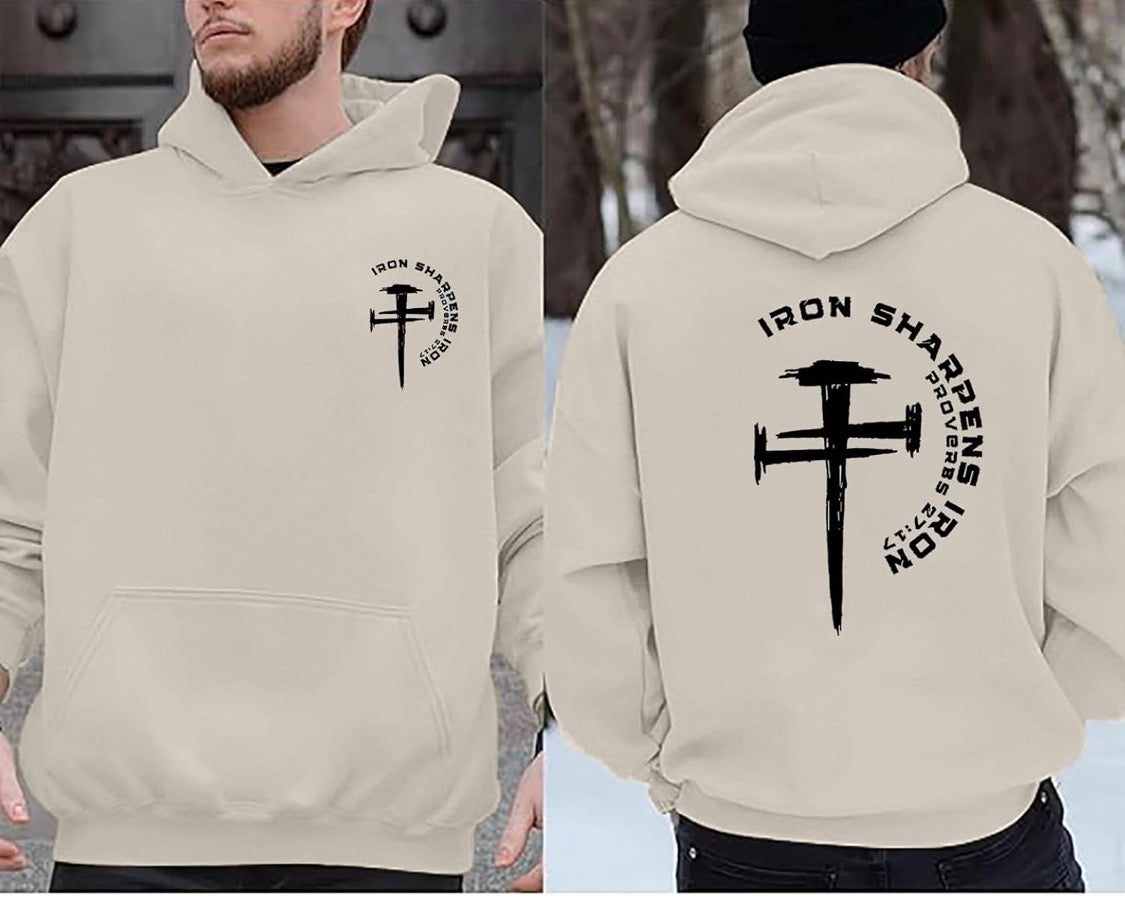 CHRISTIAN HOODIES FOR MEN JESUS HOODIE FAITH CROSS BIBLE VERSE SWEATSHIRTS