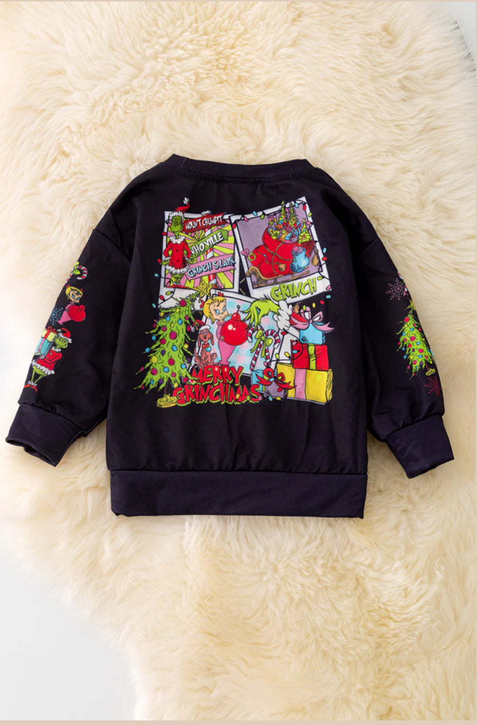 Whoville Merry Grinchmas Graphic Sweatshirt