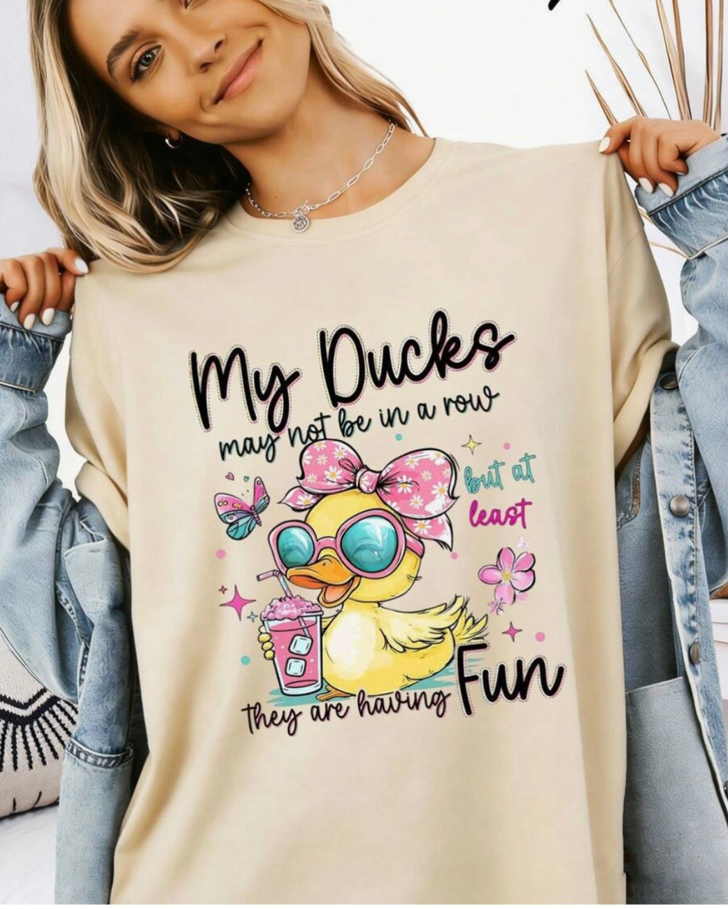My Ducks May Not Be In A Row Graphic Tee