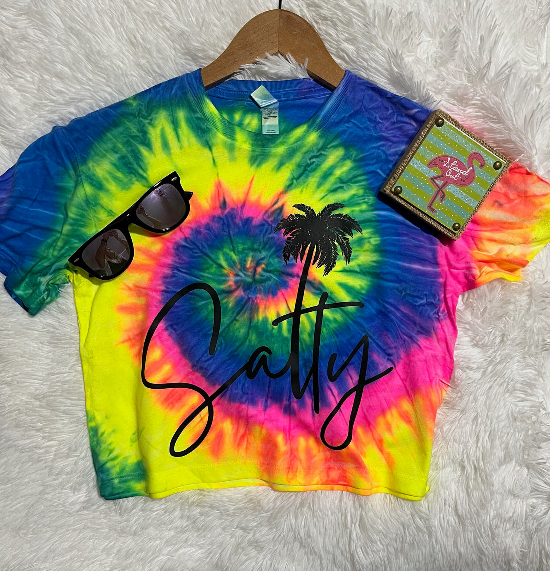 Salty Palm Tie-Dye Crop Top