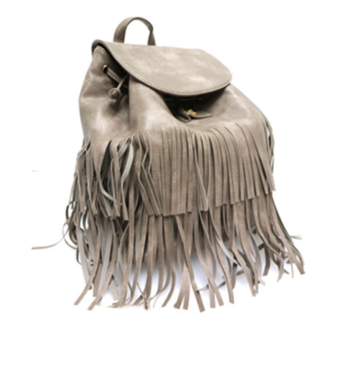Drawstring Close Backpack with Magnetic Snap Closure