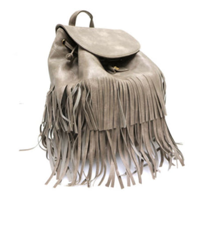 Drawstring Close Backpack with Magnetic Snap Closure