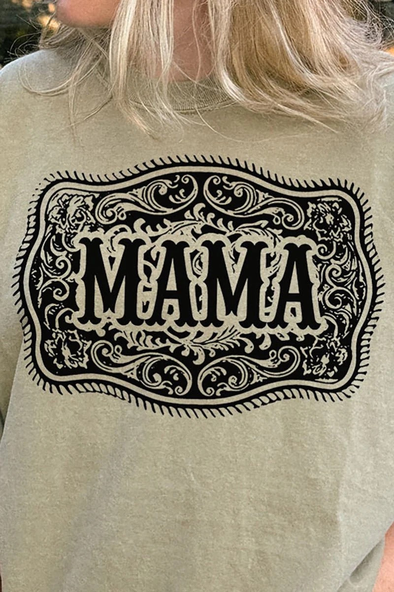 Belt Buckle Mama Graphic Tee
