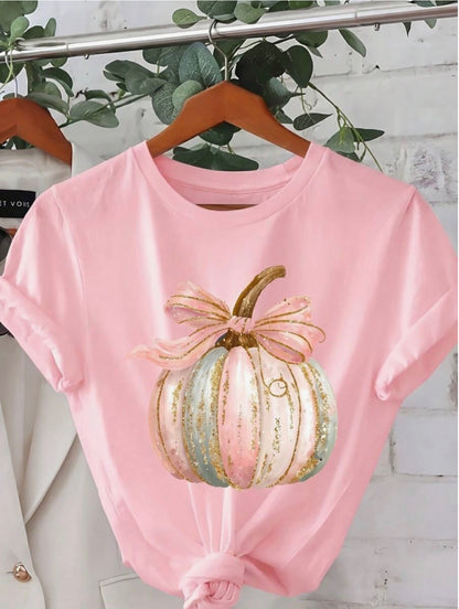 Pink Pumpkin Graphic Tee