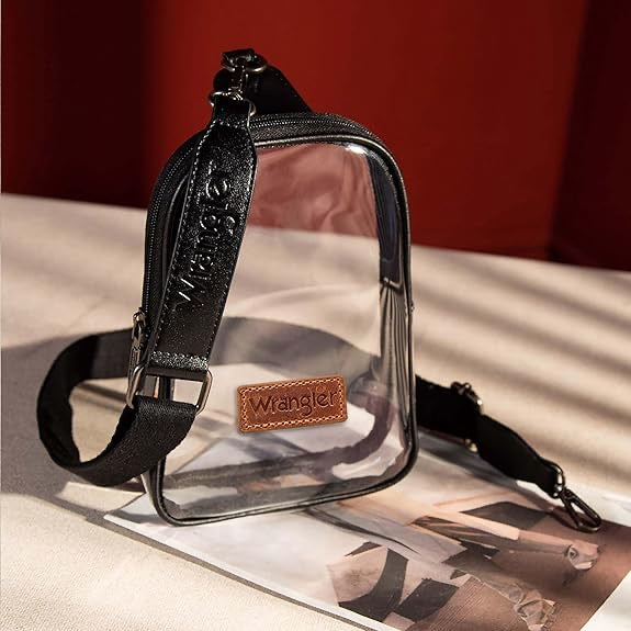 Wrangler Clear Sling Crossbody Chest Bag