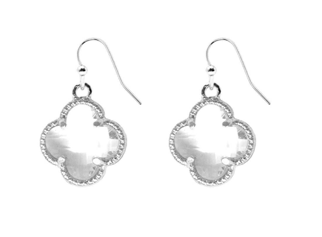 Clover Style Dangle Earrings