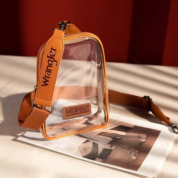 Wrangler Clear Sling Crossbody Chest Bag