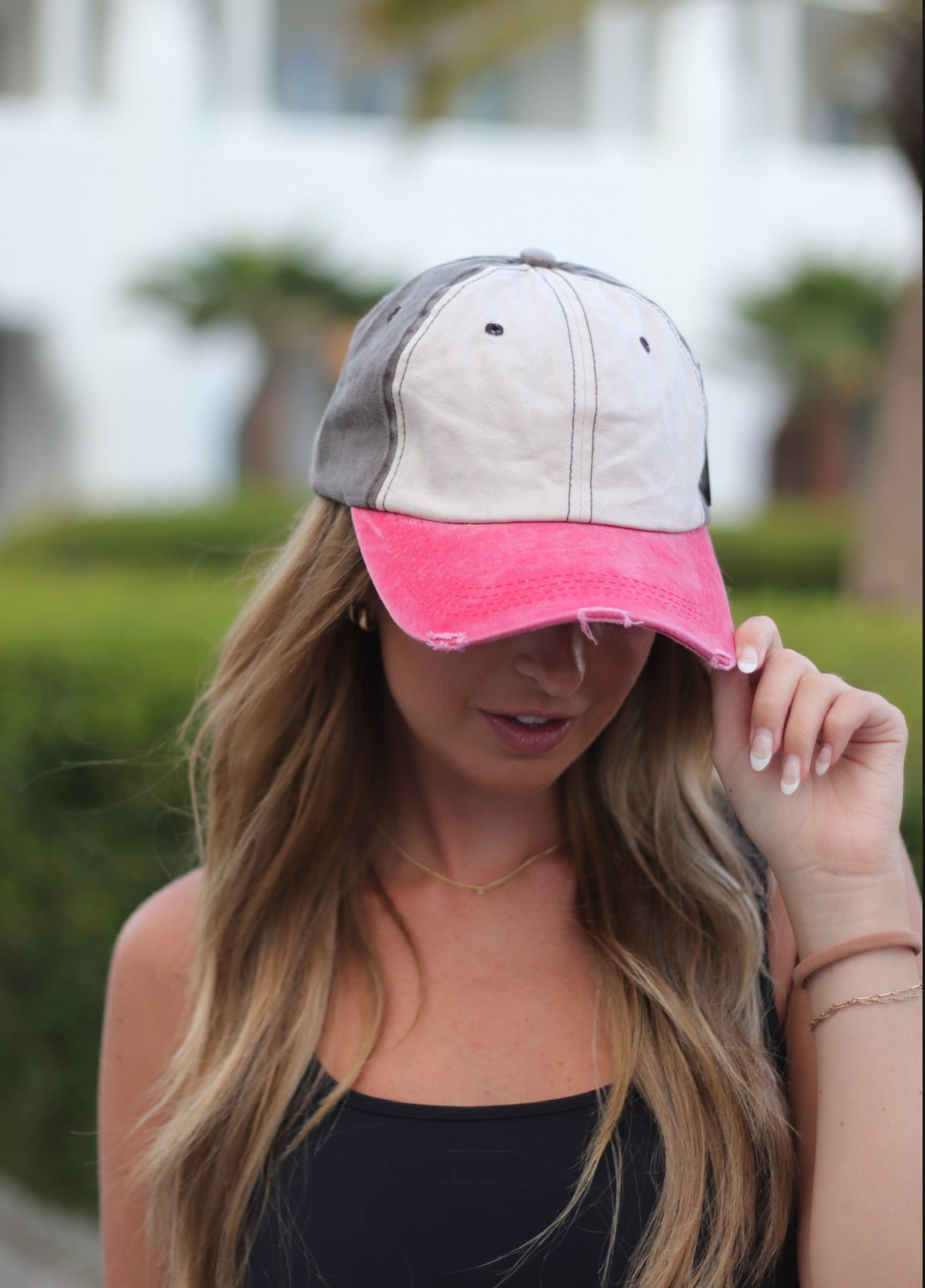 Women’s Distressed Ball Caps