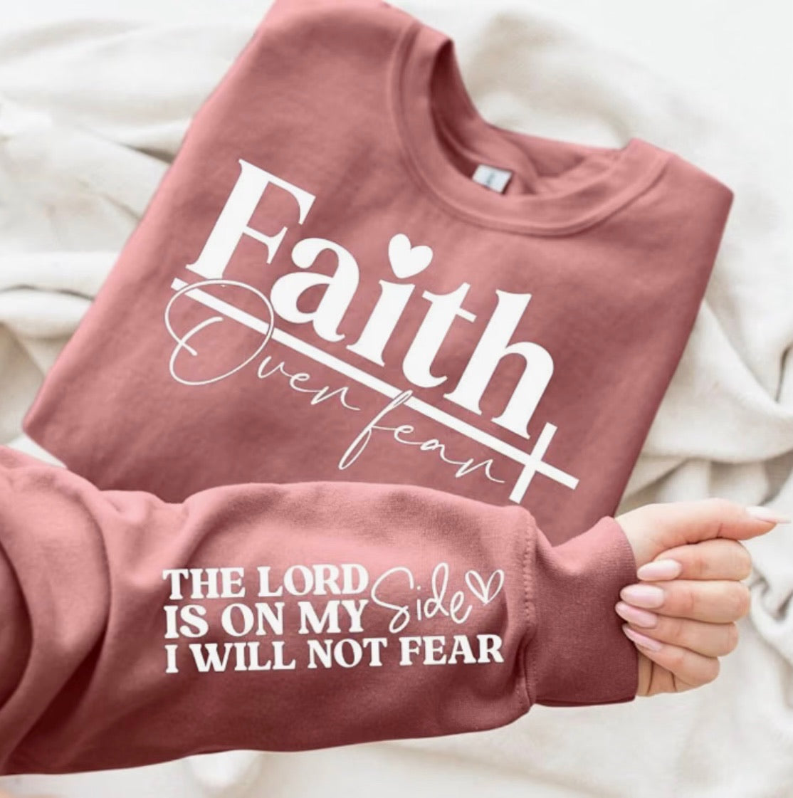 Faith Over Fear Graphic Sweatshirt