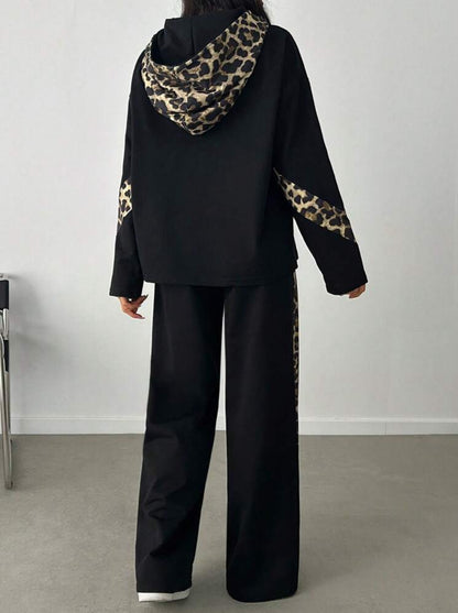 Leopard Chic 2 piece Outfit Set