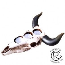 Cow Skull Tealight Candle Holder