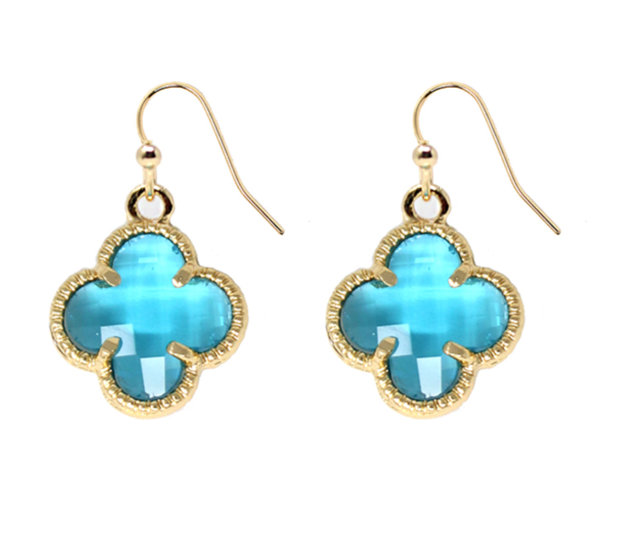 Clover Style Dangle Earrings