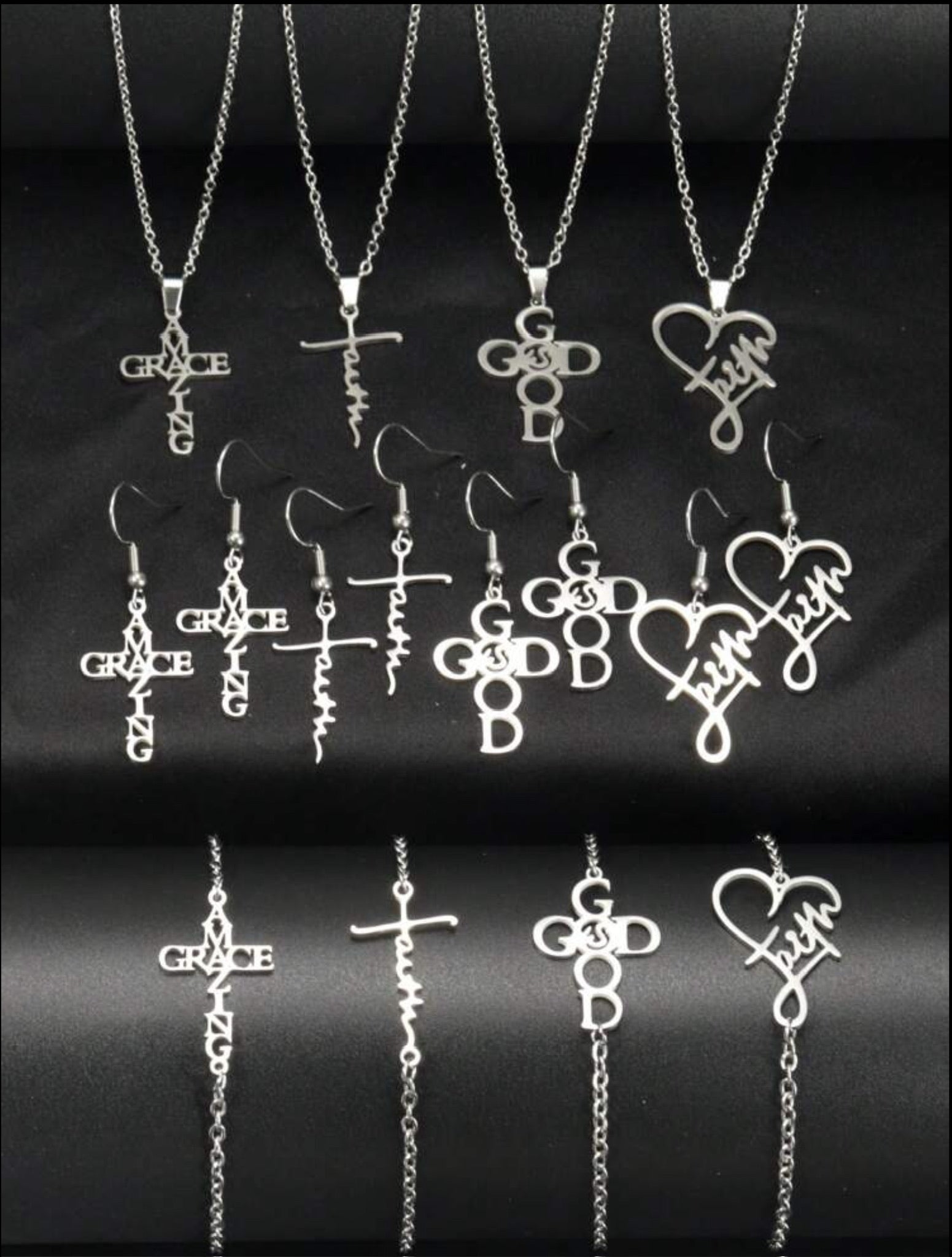 3pc. Inspirational Jewelry Set