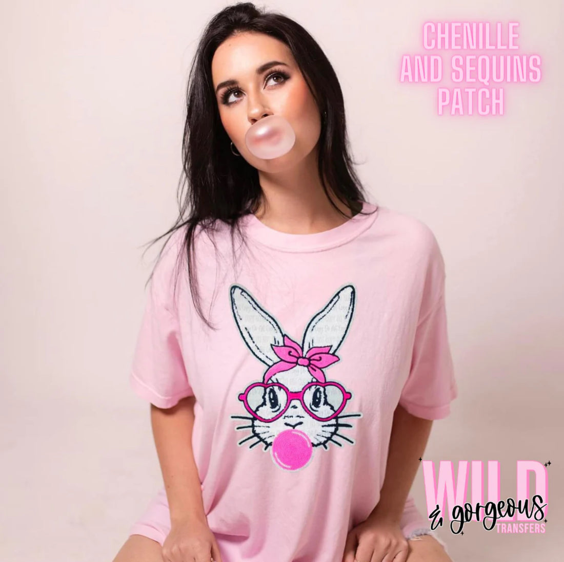 Bubble Bunny Babe Graphic Tee