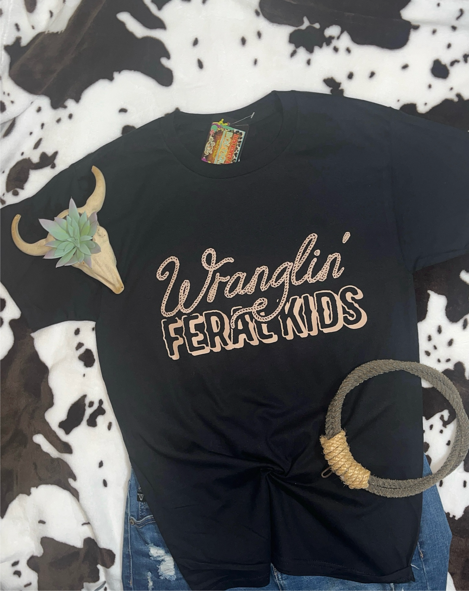 Wranglin’ Feral Kids Graphic Tee