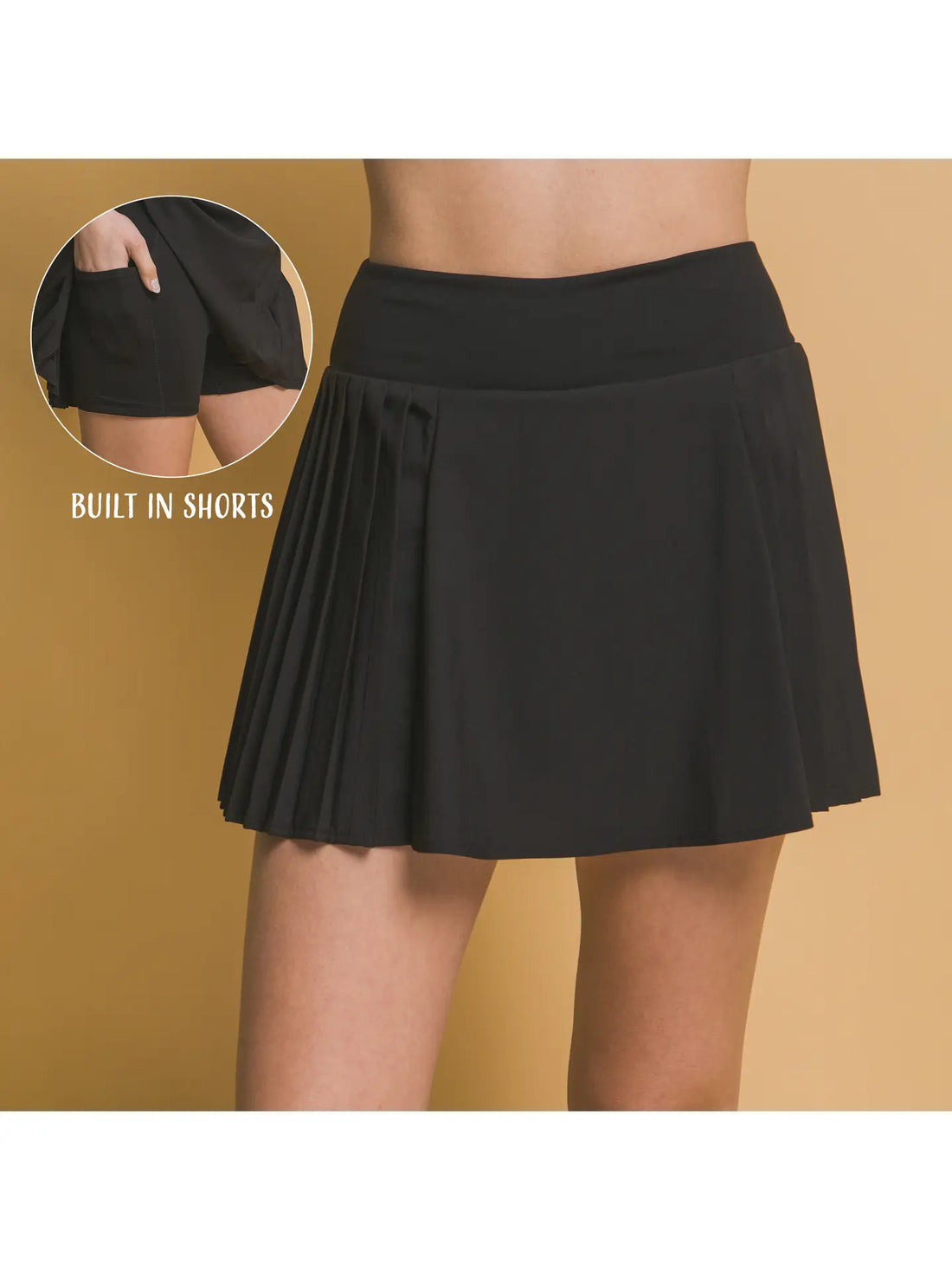 Active Pleated Skort