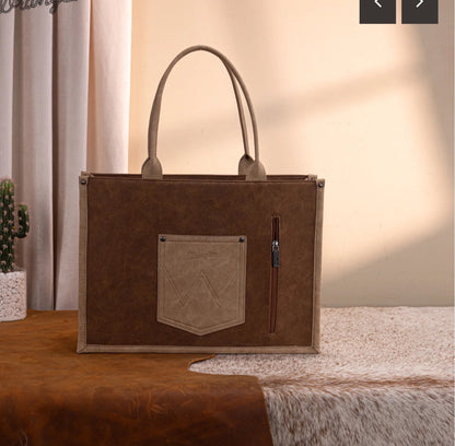 Wrangler Buckle Conceal Carry Crossbody Tote
