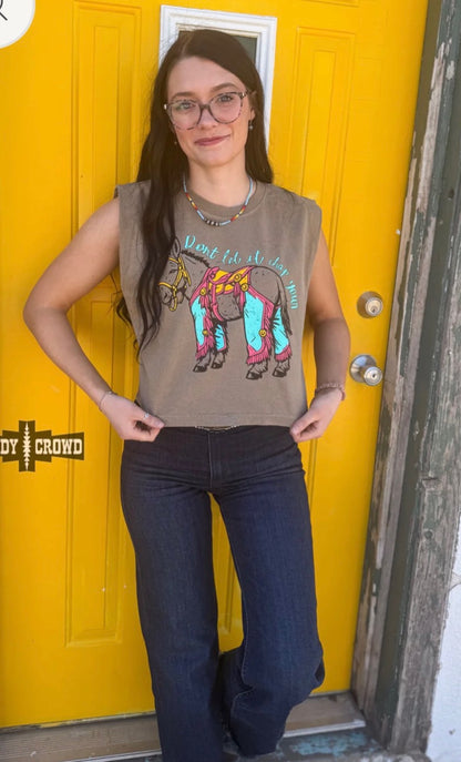Chap Your Ass Cropped Tank Top