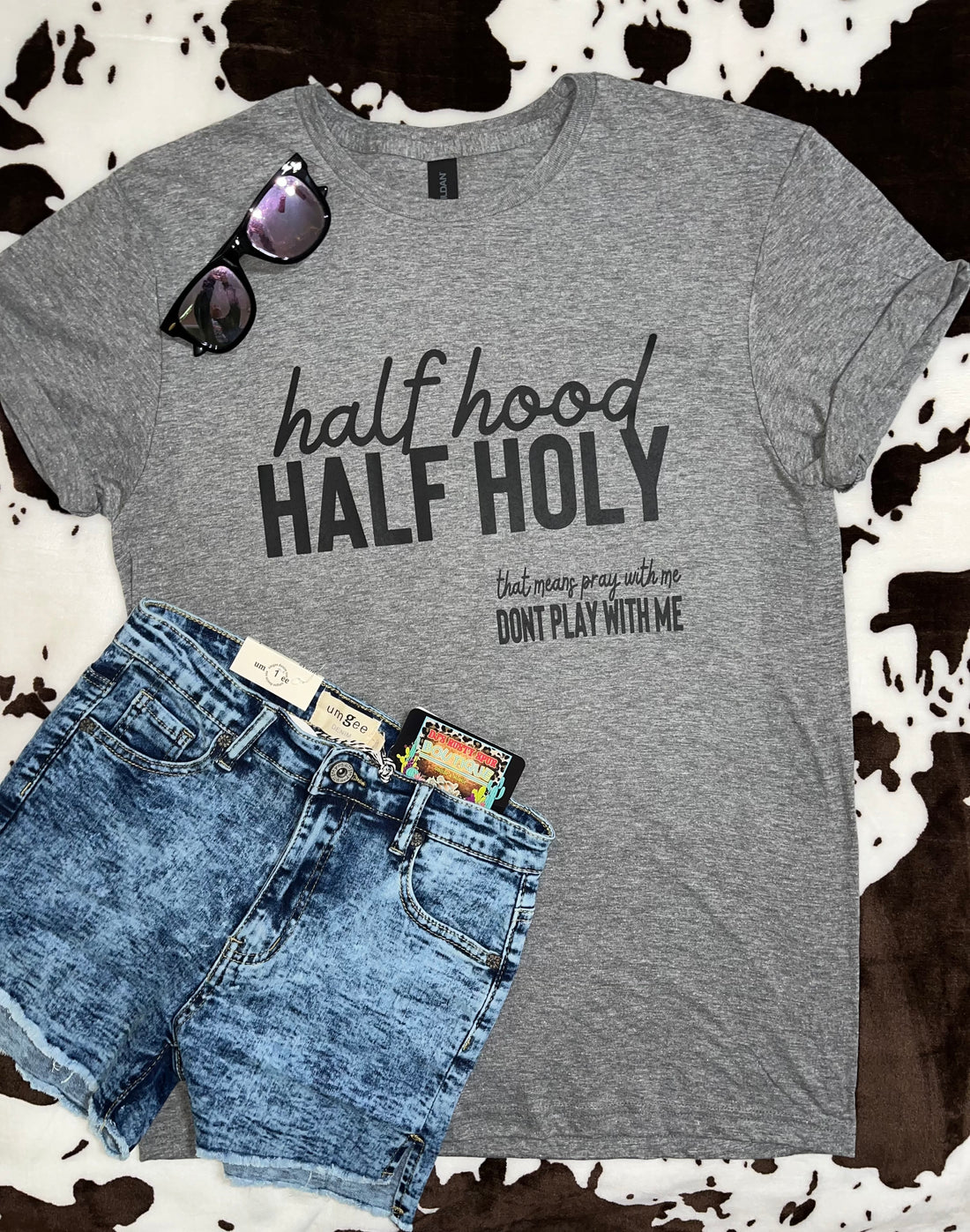 Half Hood, Half Holy.. Women’s Graphic Tee