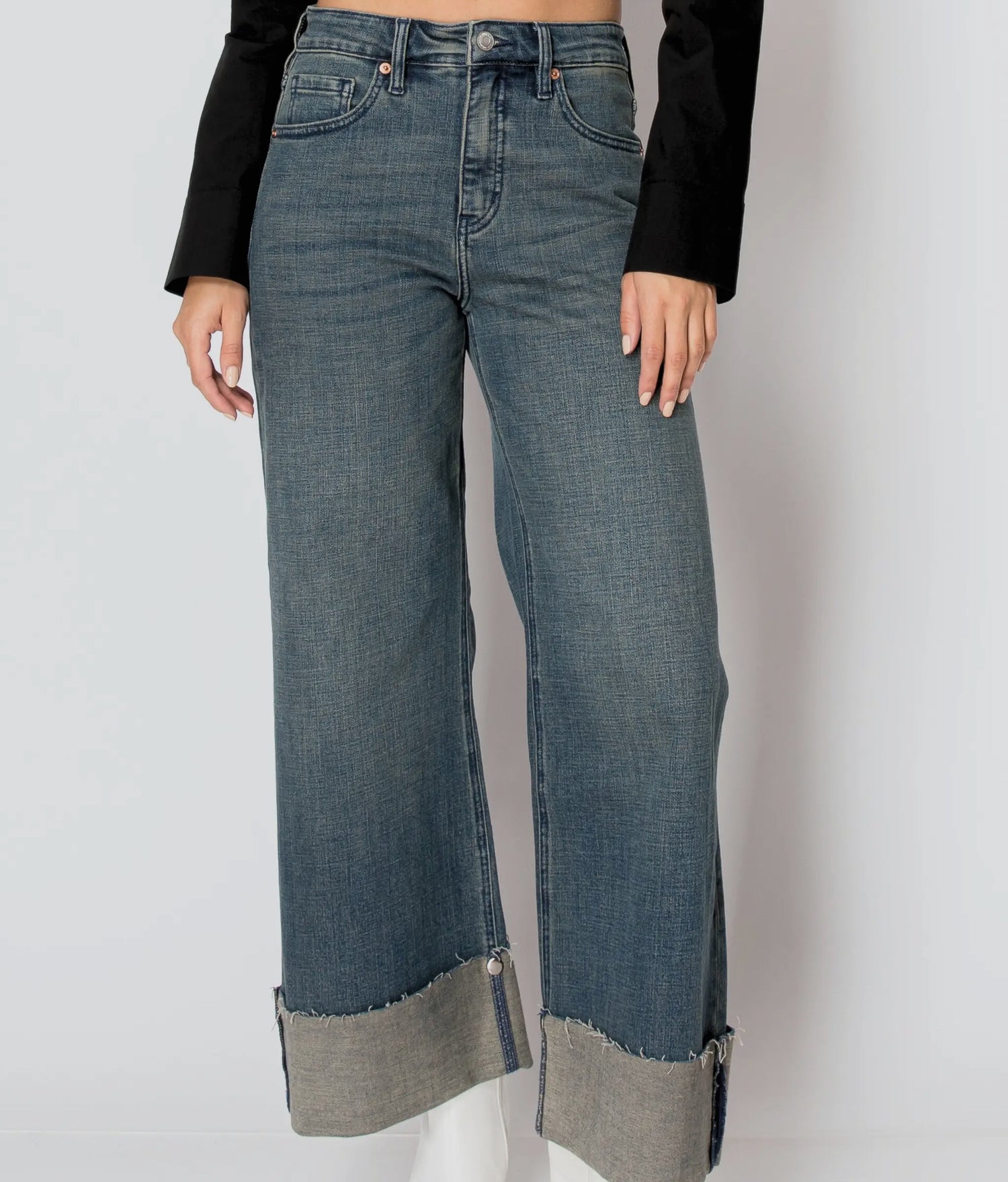 Artemis Vintage Tummy Control High Rise Wide Leg Jeans