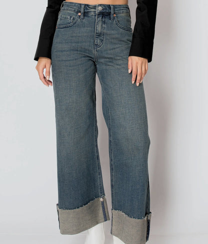 Artemis Vintage Tummy Control High Rise Wide Leg Jeans