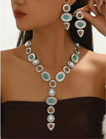 2 pc. Vintage Long Y Shaped Necklace