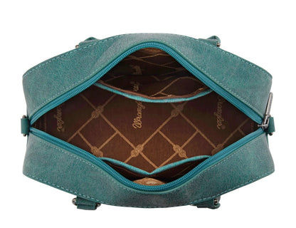 Wrangler Aztec Print Crossbody Satchel Purse