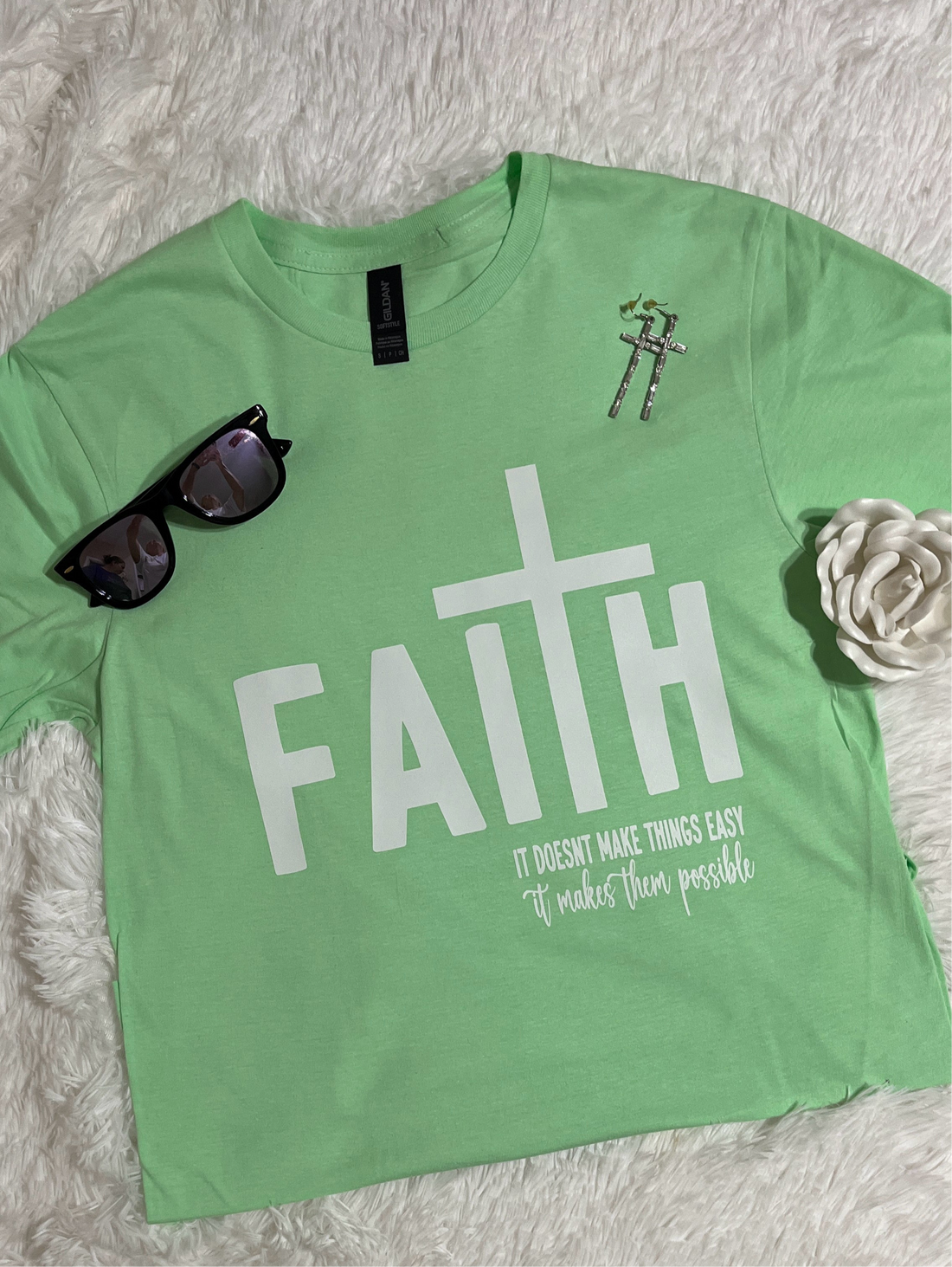 Faith.. It Doesn’t Make Things Easy, It Makes Them Possible Graphic Tee