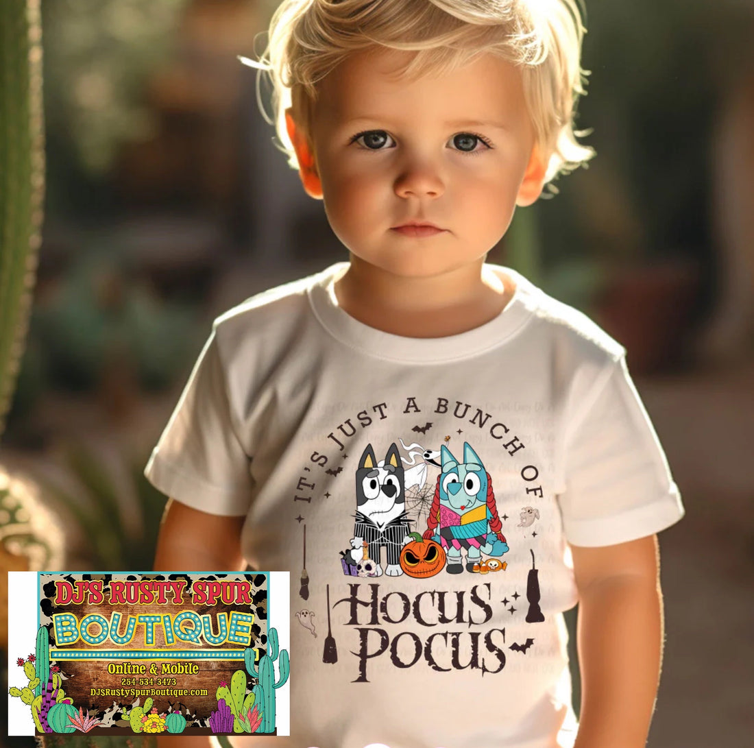 Bluey Hocus Pocus Youth Graphic Tee