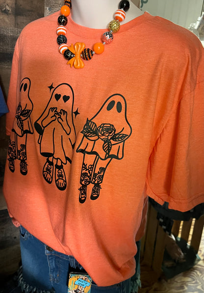 Women’s 3 Ghosts Short Sleeve Graphic Tee