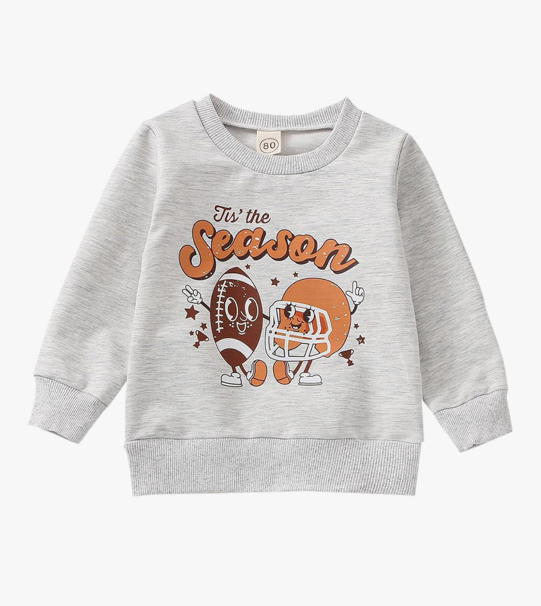 Tis’ the Season Football Grey Sweatshirt and Sweatpants-Toddler