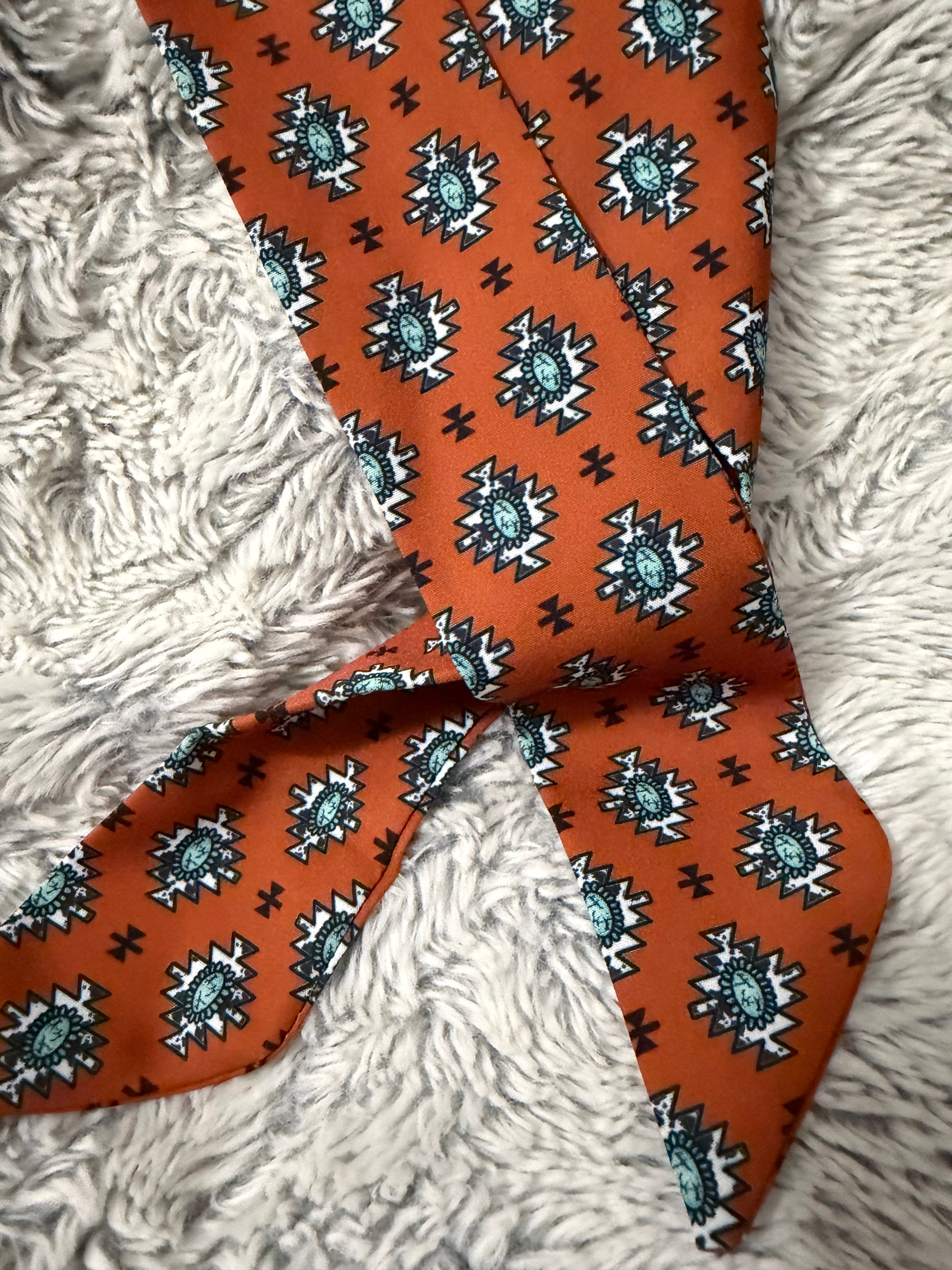 Western Scarves for Women, Multifunctional (Headbands, Bags, Neck, Hair)