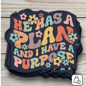 He Has A Plan And I Have A Purpose Graphic Tee