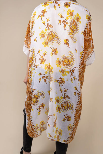 Styliné New Found Love Paisley Kimono