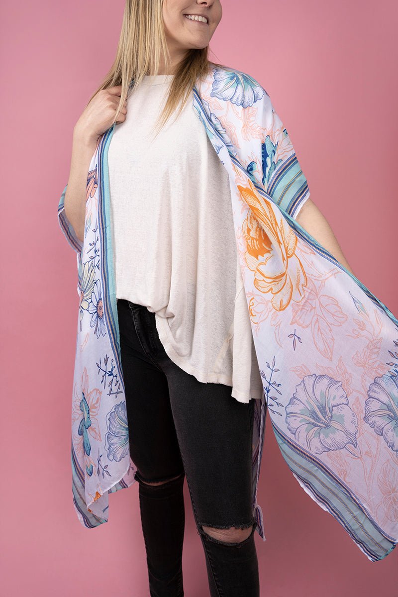 Styliné Parisian Garden Kimono