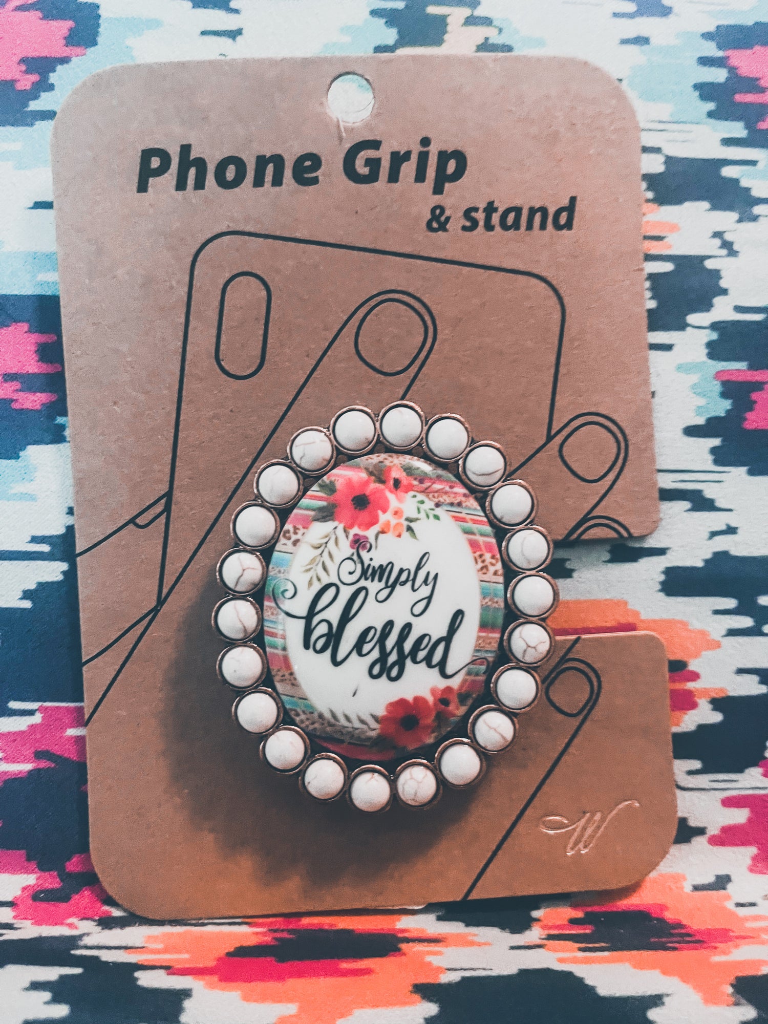 Decorative Phone Grip and Stand