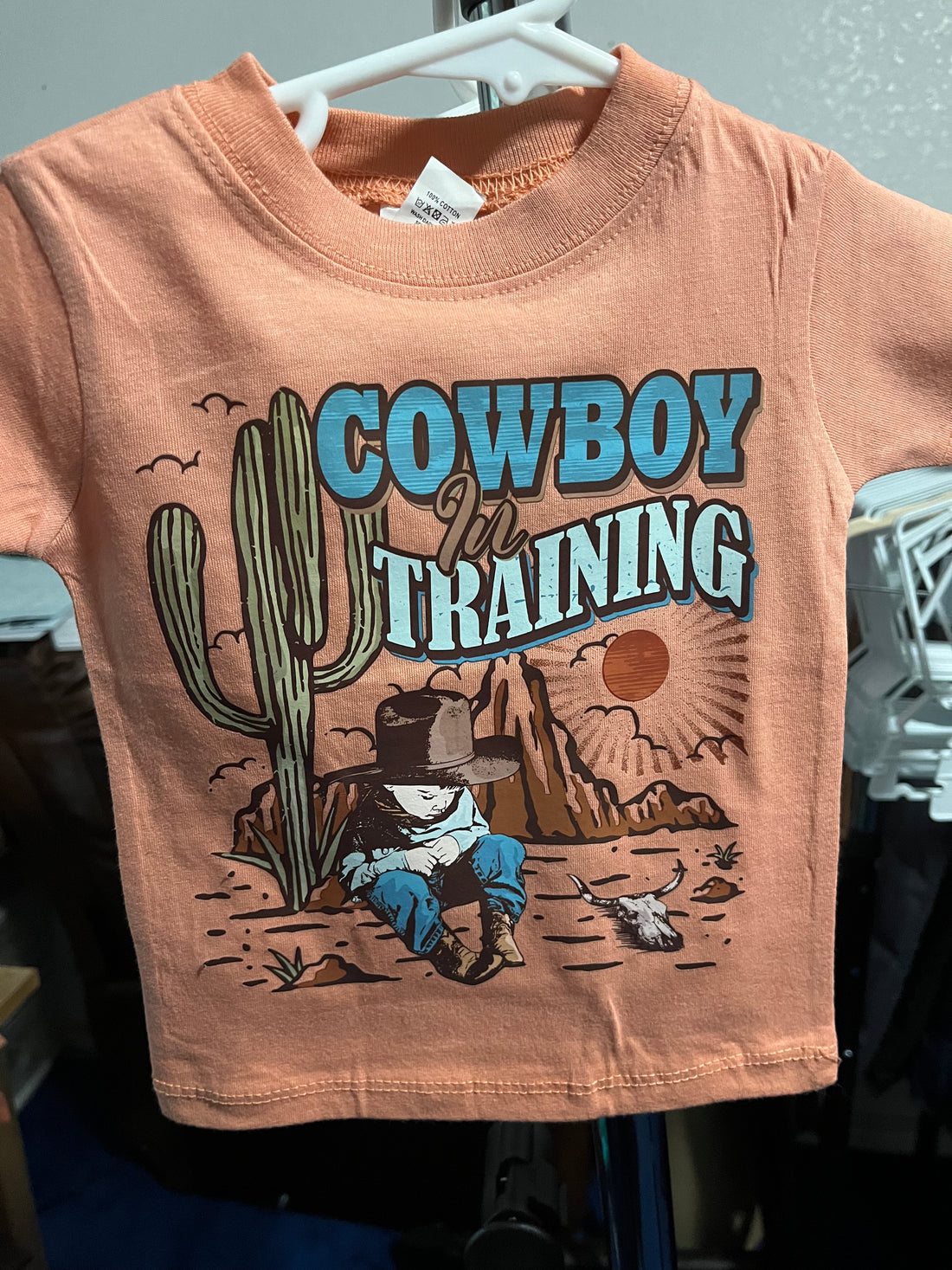 Boys Cowboy In Training Graphic Tee