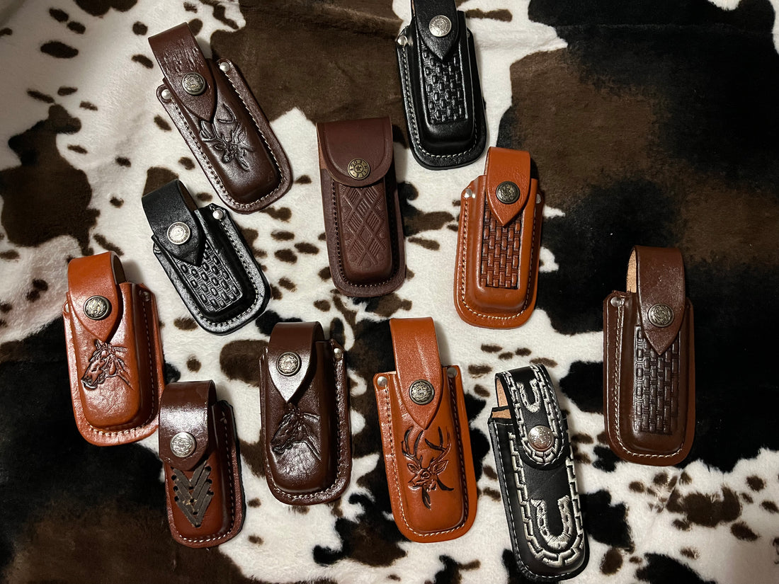 Collective View-Genuine Leather Knife Sheaths