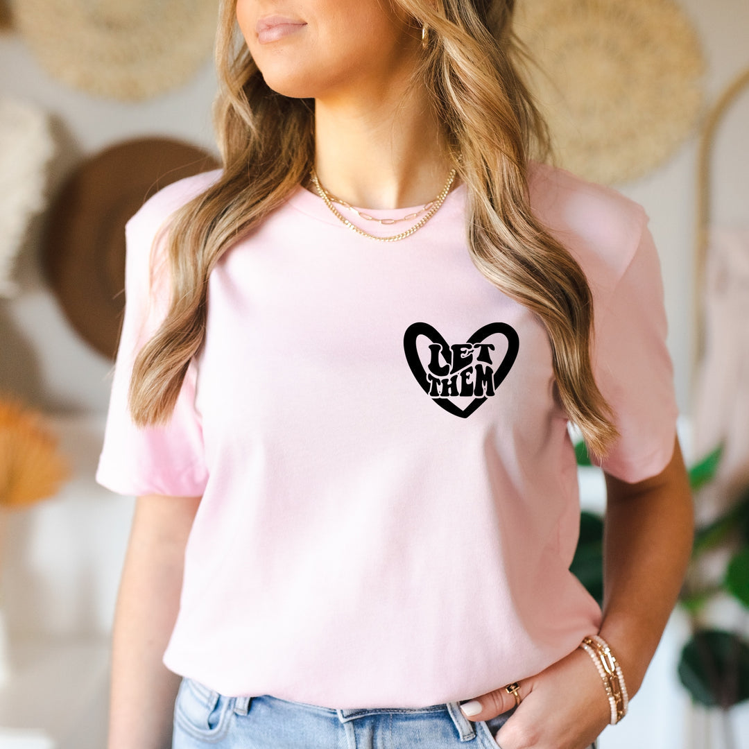 Women’s Pink ‘Let Them’ Graphic T-Shirt