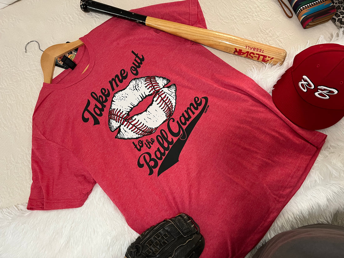 Front View- Take me out to the Ballgame Shirt
