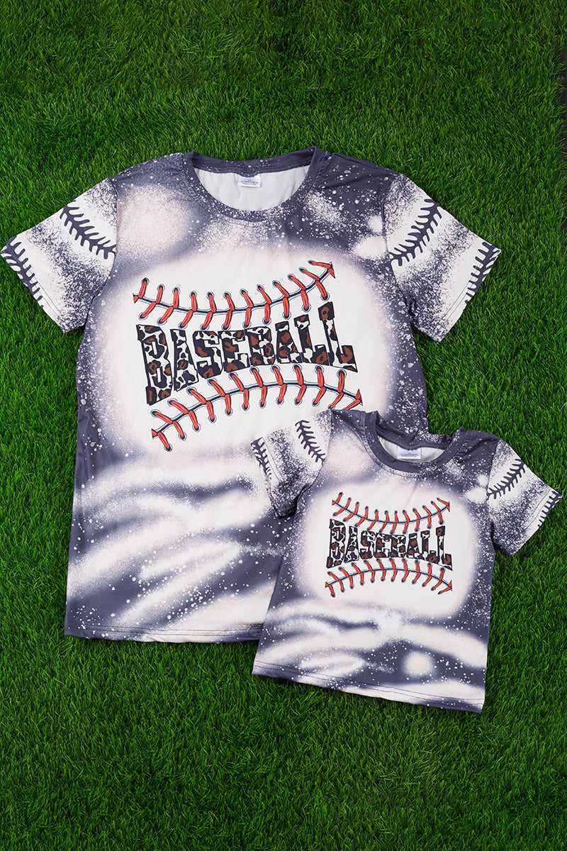 Adult and Child View-Baseball Mommy & Me Tee
