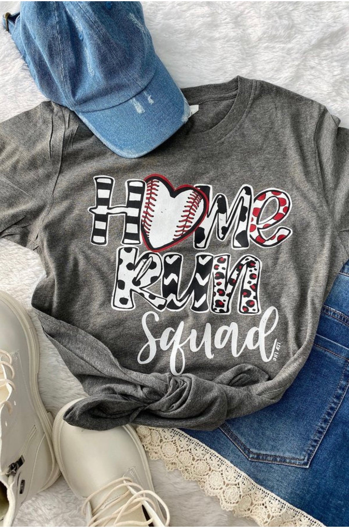 Home Run Squad Baseball Graphic T-Shirt