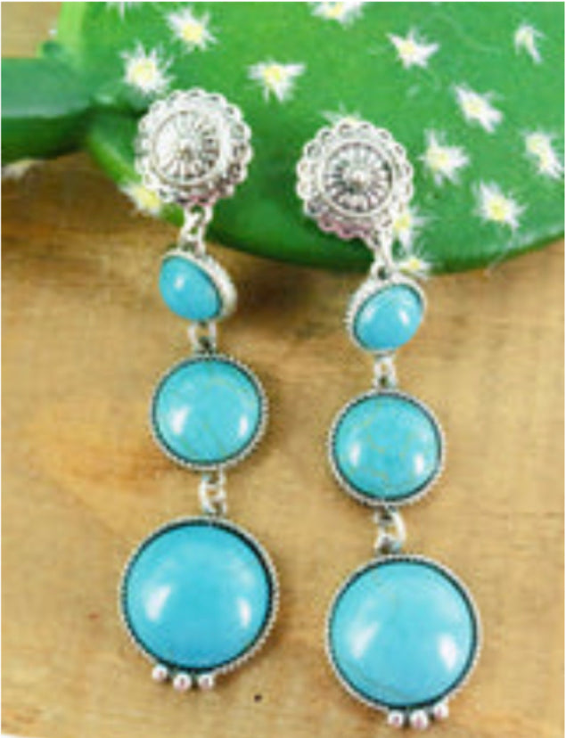 Turquoise Layla Dangle Earrings