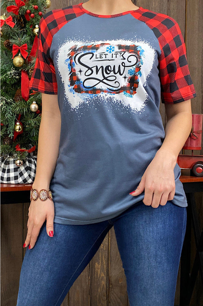 &quot;Let It Snow&quot; Holiday Shirt